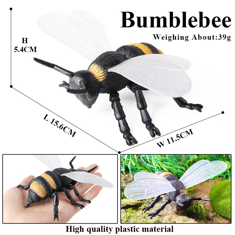 Oenux Insect Animals Model Figurine Butterfly Ant Dragonfly Spider Bee Mantis Scorpion Action Figures Educational Kid Toy Gift