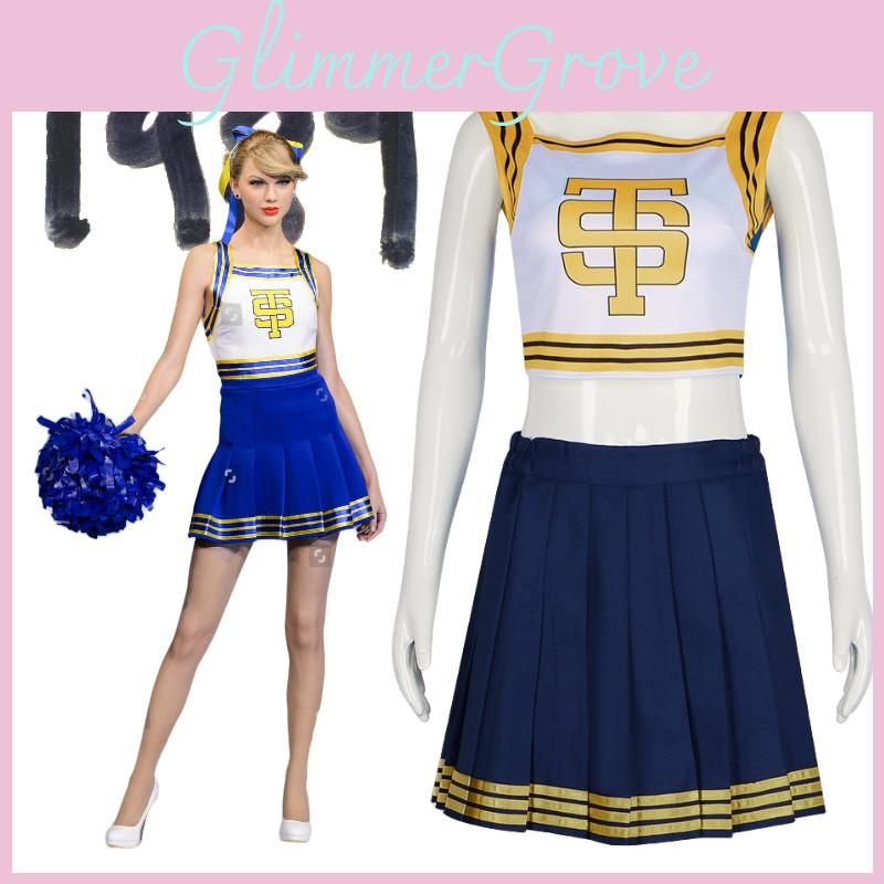Trendy Sweet Dada Taylor Swift Cheerleader Ensemble For Jazz Dance Hip-hop Street Dance Costume With Modern Dance Attire