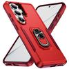 case for Samsung S26 S25 S24 S23 S22 S21 plus ultra ring holder protective case full coverage plain Shock Proof Anti-Scratch