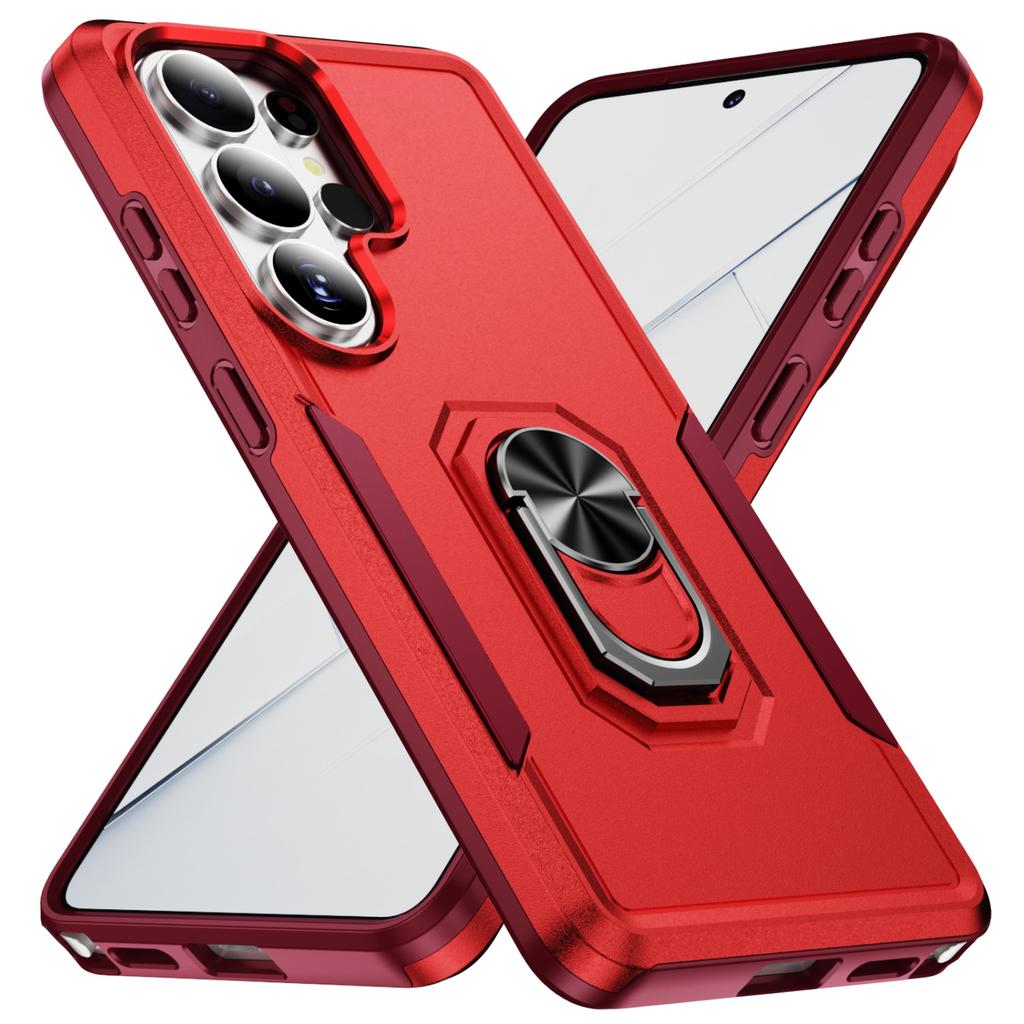 case for Samsung S26 S25 S24 S23 S22 S21 plus ultra ring holder protective case full coverage plain Shock Proof Anti-Scratch