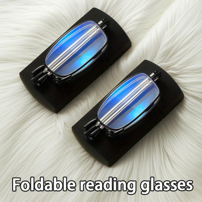 

2 Pairs Of New Fashionable And Ultra Light Square Frame Reading Glasses For Both Men And Women Suitable For All Day +3.5
