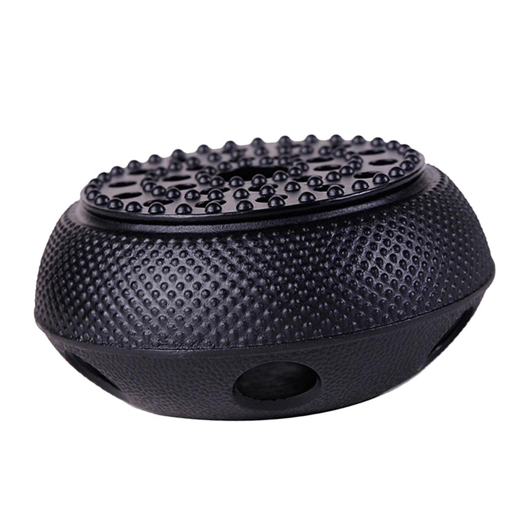 Small Dot Cast Iron Teapot Warmer Stove Heating Base, Tea Pot Holder