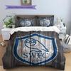 Sheffield Wednesday Football Club Pattern Bedding,Quilt Set Quilt Cover Pillowcase Home Birthday Gift (1 * duvet cover + 2 * pillowcase, without core)