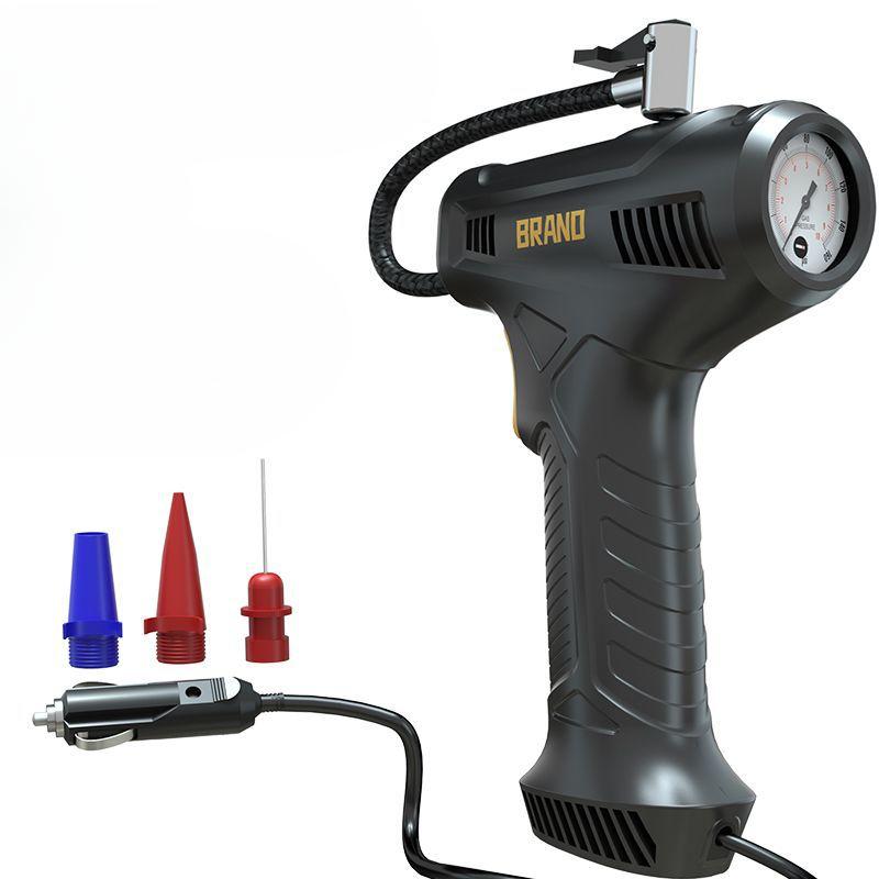 

Автомобильный воздушный насос Новый ручной беспроводной интеллектуальный цифровой дисплей Уличный аварийный манометр для шин воздушный насос