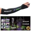 DUNLOP Evangelion Arm Covers with Pinky Finger Hooks, Compatible with eSports, FPS, TPS, VALORANT, Apex, and Eva Gaming Muscle Arm Supports (Black x P