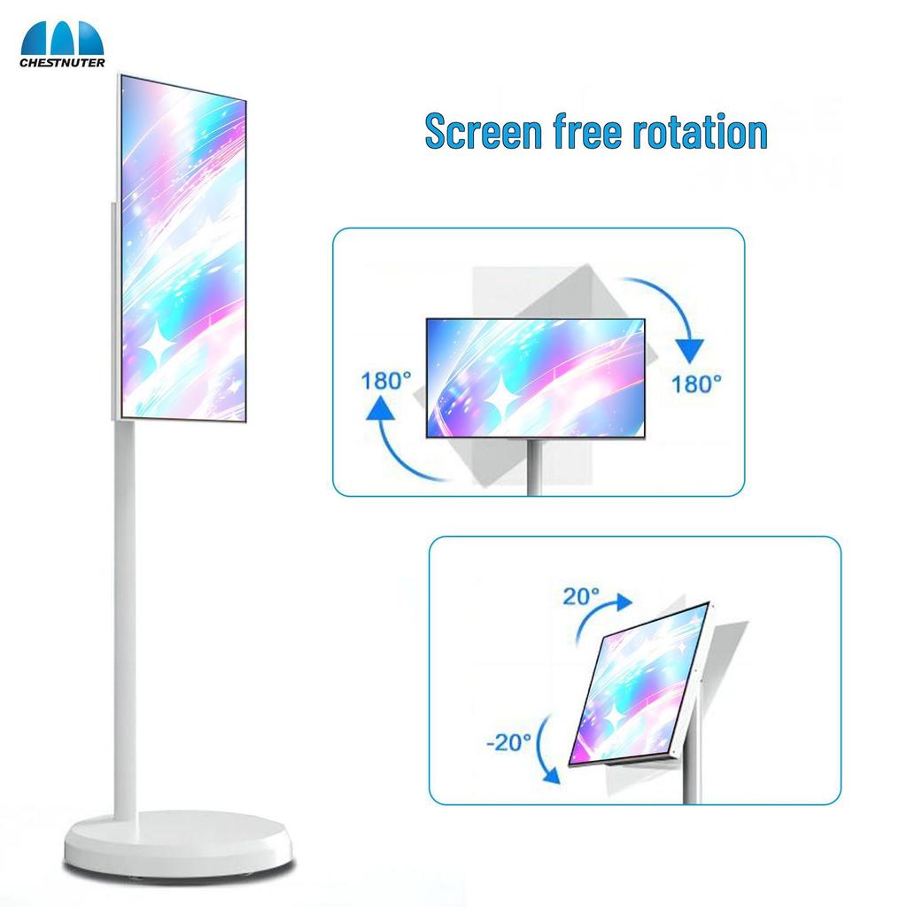 21.5" Bestie Smart Screen: Interactive Touch, Screen Casting, Live Streaming Advertising Display