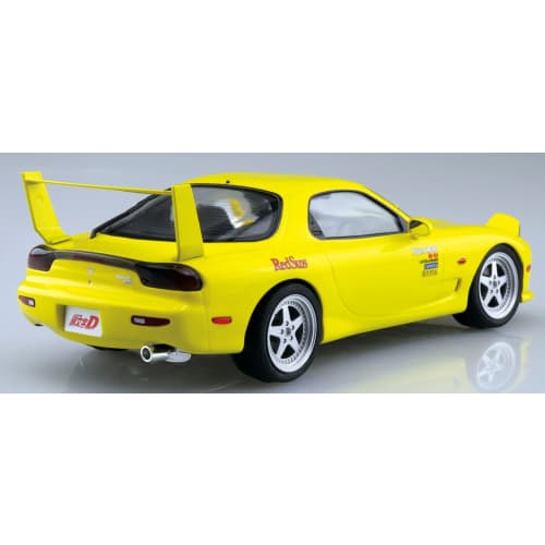 Aoshima Bunka Kyozai Pre-painted Model Series Initial D Keisuke Takahashi FD3S RX-7 Volume 1 1/24 Scale Painted Plastic Model I-05 Yellow
