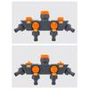 Garden Hose Splitter 4 Way Irrigation Joint Heavy Duty Faucet Diverter Drip irrigation valve connector Faucet for Lawn Yard