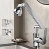 360° Rotating Robotic Arm Faucet Hot and Cold Water Universal Faucet Rotating Faucet  Kitchen Sink