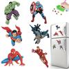 6pcs/Set Hero Series Diamond Painting Magnets for Refrigerator Diamond Art Fridge Magnets for Adults Diamond Art Refrigerator Magnets Kits