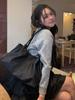 Shoopen Pintuck Raw Nylon Medium Shoulder Bag Hpabcgav02