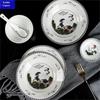 Qianxing Blue and White Porcelain Dinnerware Set