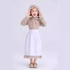 Fairy tale themed performance clothing parent-child clothing wolf grandmother pastoral farm floral skirt drama performance clothing