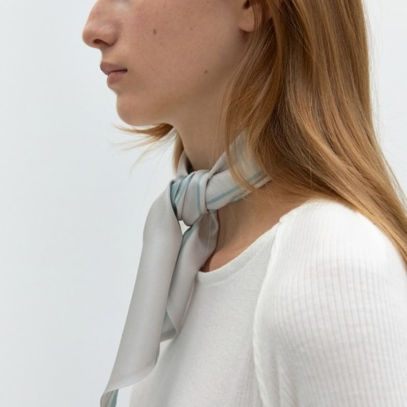 DEPOUND D/p Silk Scarf - Mint