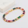 Iced Out Zircon Tennis Bracelet For Women Luxury Shiny Crystal Bracelets Hand Chain Hippie Trendy Accessories Jewelry Gifts