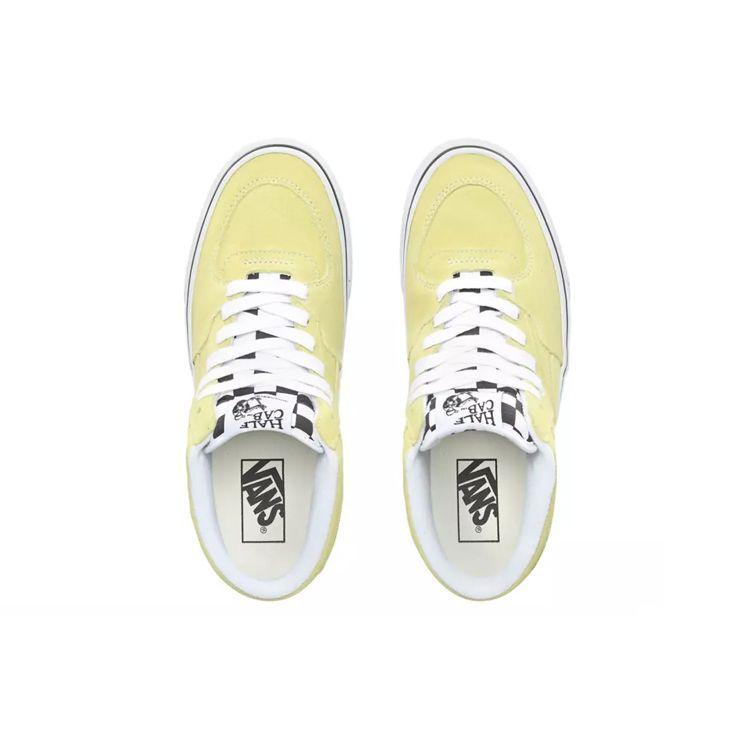 Vans Pro Skate Suede Half Cab Mid Top Skate Shoes Women Skate Shoes Light-Yellow VN0A348EVQ2