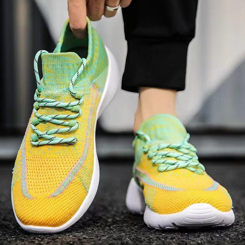 Breathable Thick Platform Sports Shoes for Men Mesh Upper Man Casual Sneaker Gym Jump Original Deals Walking Shoe In Promotion