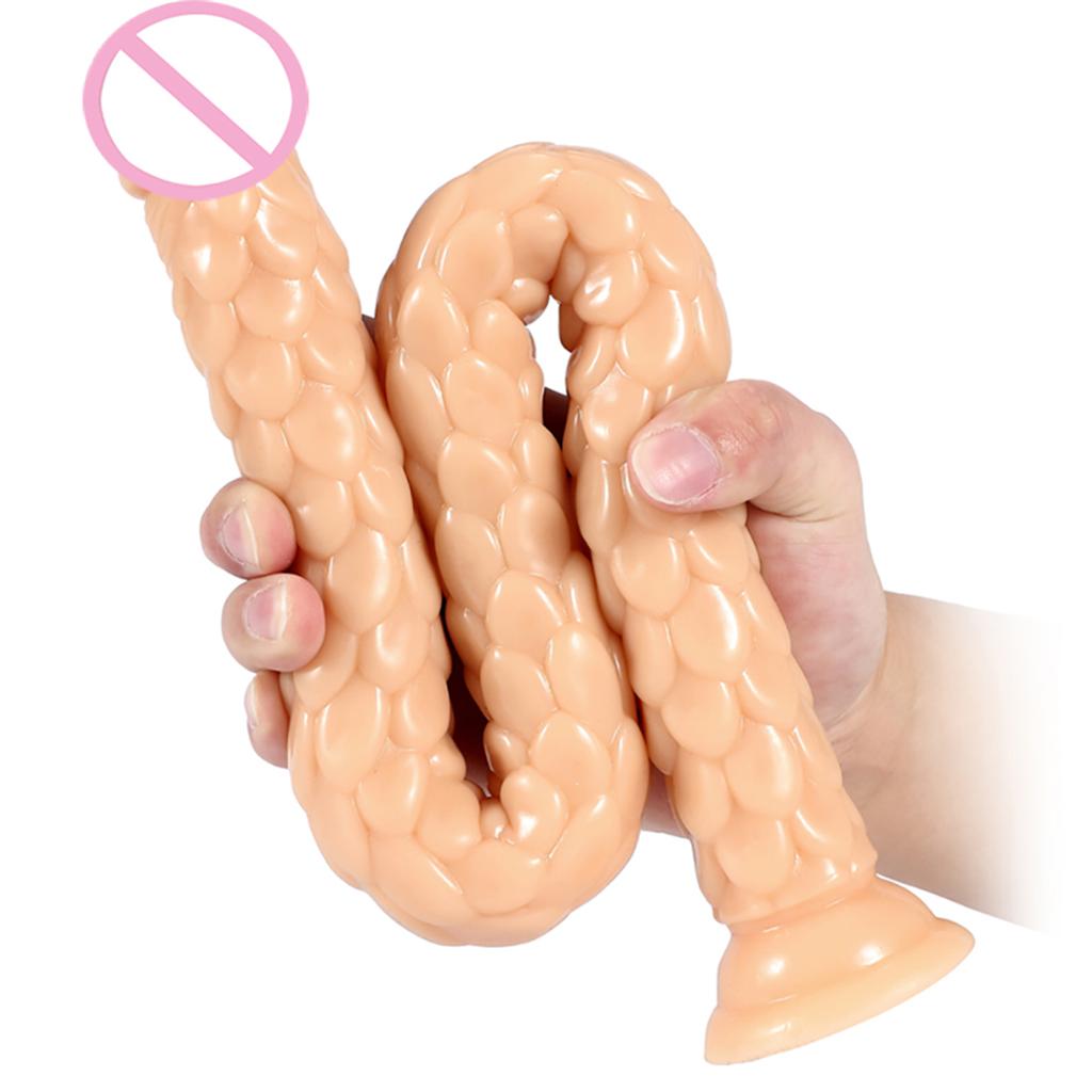 50 CM Long Anal Plug Dildo Big Butt Plug Stimulate Anus Vagina Female Masturbator Soft Penis Anal Dilator Sex Toys Sex Products