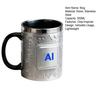 Mug Stainless Steel Resin Heat Preservation Technology-Themed Chip Design Coffee Beer Cup Lightweight Portable Tech Fan Gift Mug