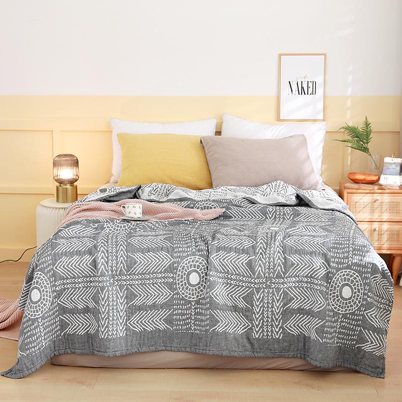 Triple Layer Gauze Towel, Single and Double Adult Cotton Bed Sheet, Summer Air Conditioning, Summer Cooling, Nap Blanket