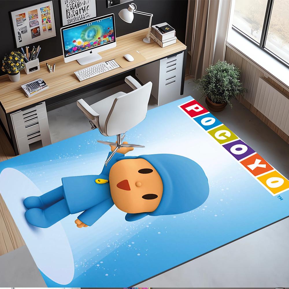 Pocoyo Printed Carpet,Rug,for Office Chair Living Room Bedroom Kitchen Room Decor Gifts.