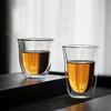 Double-layer Heat Insulation and High Temperature Glass Water Cup Household Transparent Cup Drinking Water Tea Cup Green Tea Cup Coffee Cup Tea Set
