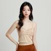 19mm Mulberry Silk Soft, Comfortable, Beautiful Back, Sexy Lace Pattern Women's Versatile Camisole Vest That Can Be Transferred Outside