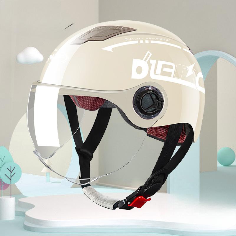 Helmet 3C Certified Electric Car Helmet Four Seasons Universal Motorcycle Summer Battery Car Half Helmet