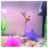 Good-2X Treasure Treasure Hunter Diver Decoration For Aquarium Fish Tank Orange