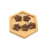 Agate Star Pendant Necklace Jewelry Powder Crystal Necklace Fashion Valentine'S Day Gift 20 * 6