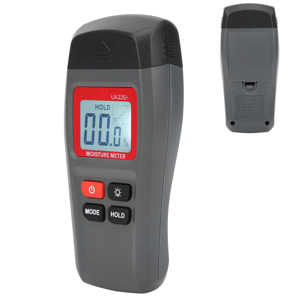 UA22G+ Professional Wood Moisture Meter Portable Timber Humidity Tester Damp Detector
