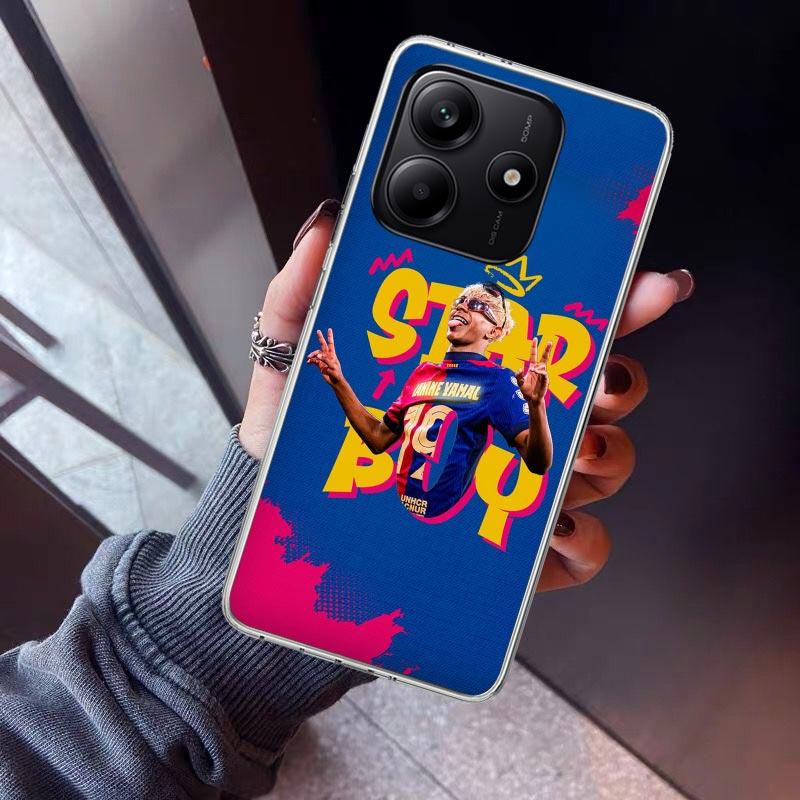 L-Lamine Y-Yamal 19 Phone Case For Xiaomi Redmi Note 15 14 14S 13 12S 12 Pro Plus 11S 11 10S 10 4G Cover 11E 11T 5G Print Fundas