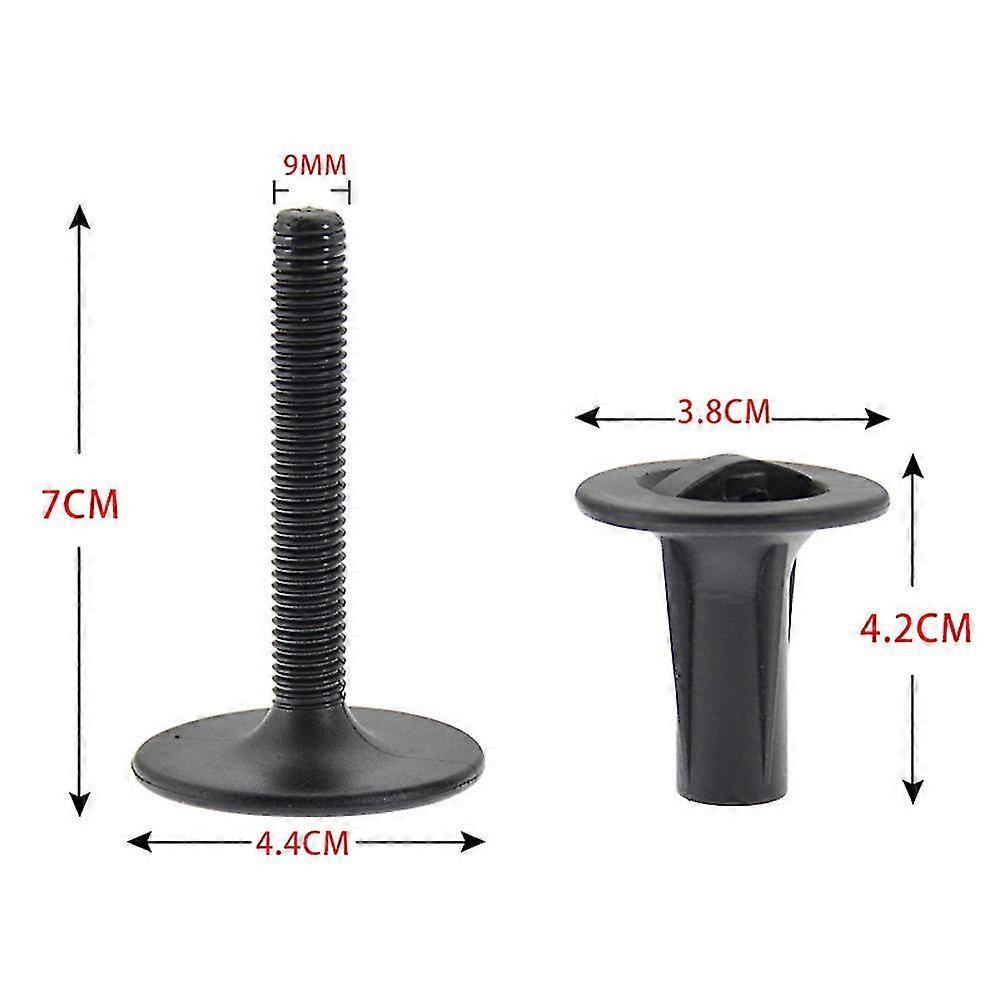2pcs Surfing Safety Foot Buckle Surfboard Leash Plug Replacement