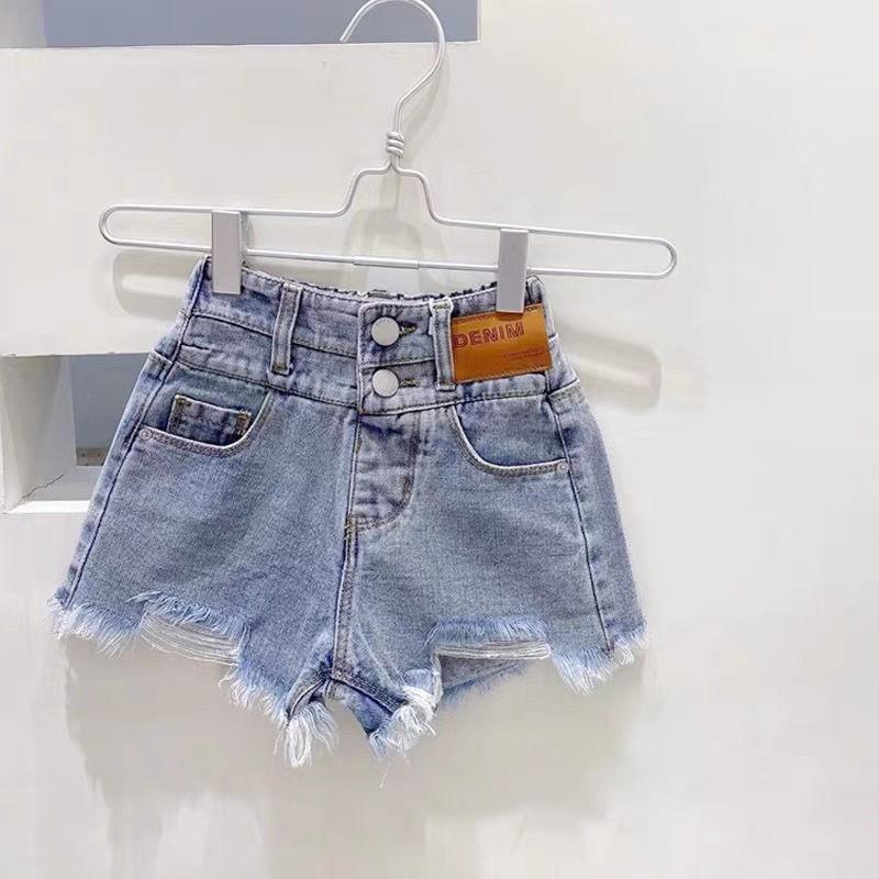 High Waisted Korean Version Denim Shorts For Women's Summer Loose A-line Wide Leg Capris For Female Students Hot Pants