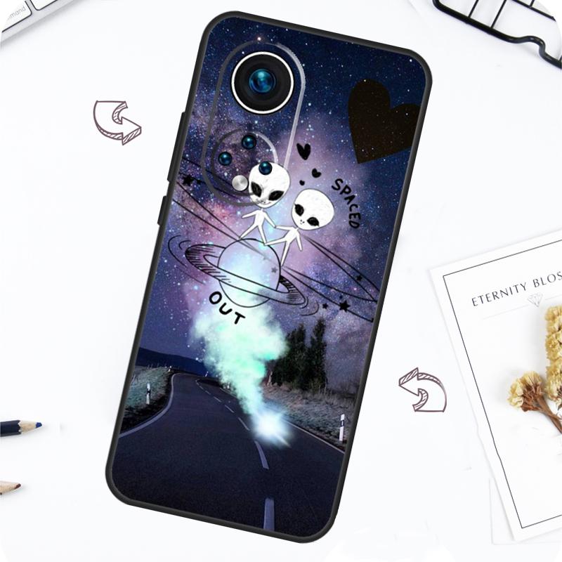 Aesthetic Alien Case For Honor Magic 7 5 6 Pro Honor 200 Pro X9b X9a X8b X8a X8 X9 X9c 50 70 90 Lite Cover