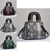 2023 New Fashion Snake Skin Leather Handbag Large Capacity Soft Pu Shoulder Bag