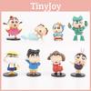 Adorable Crayon Shin-chan Collectible Pvc Figures 8 Styles 5 Generations Cute Anime