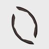 "Ultra-Thin Nappa Perforated Clip-On Steering Wheel Cover: Warm in Winter, Cool in Summer, Non-Slip Design"