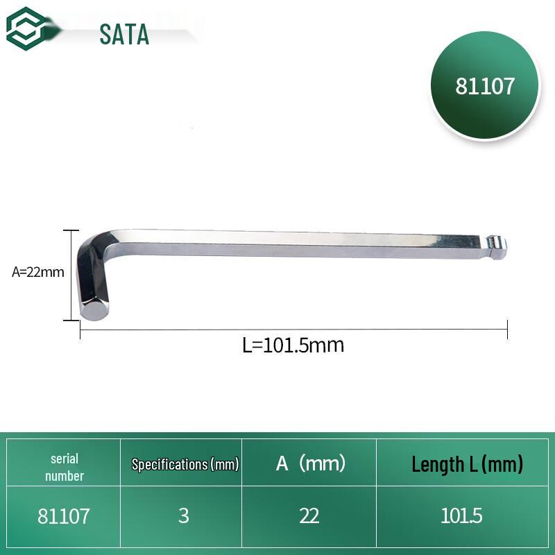 Stada Extended Ball-End Hex Wrench