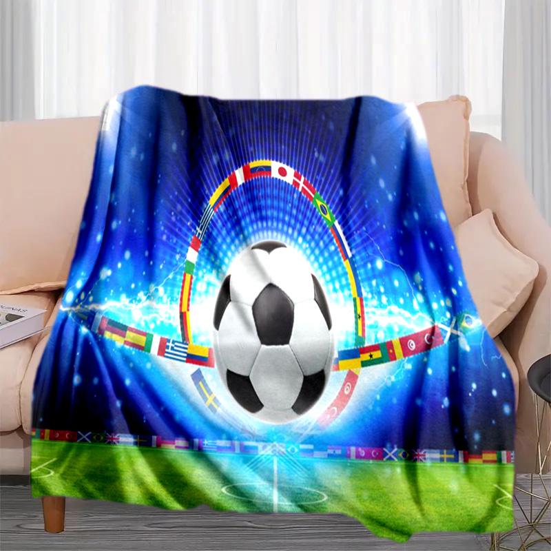 Football Blanket Perfect All Seasons Soft Comfortable Sofa Office Nap Travel Birthday Gift Christmas Present