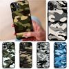 Camouflage Pattern Funda Phone Cover Phone Case for Apple iPhone 17 Pro Max 12 14 11 15 Pro 7 8 Air XR XS MAX 13 17e 16