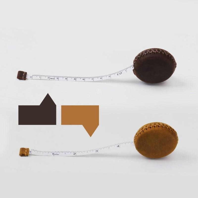 Multi Functional Leather Miniature Measuring Ruler Accuracy Instrument For Craftsmen Interior Designers