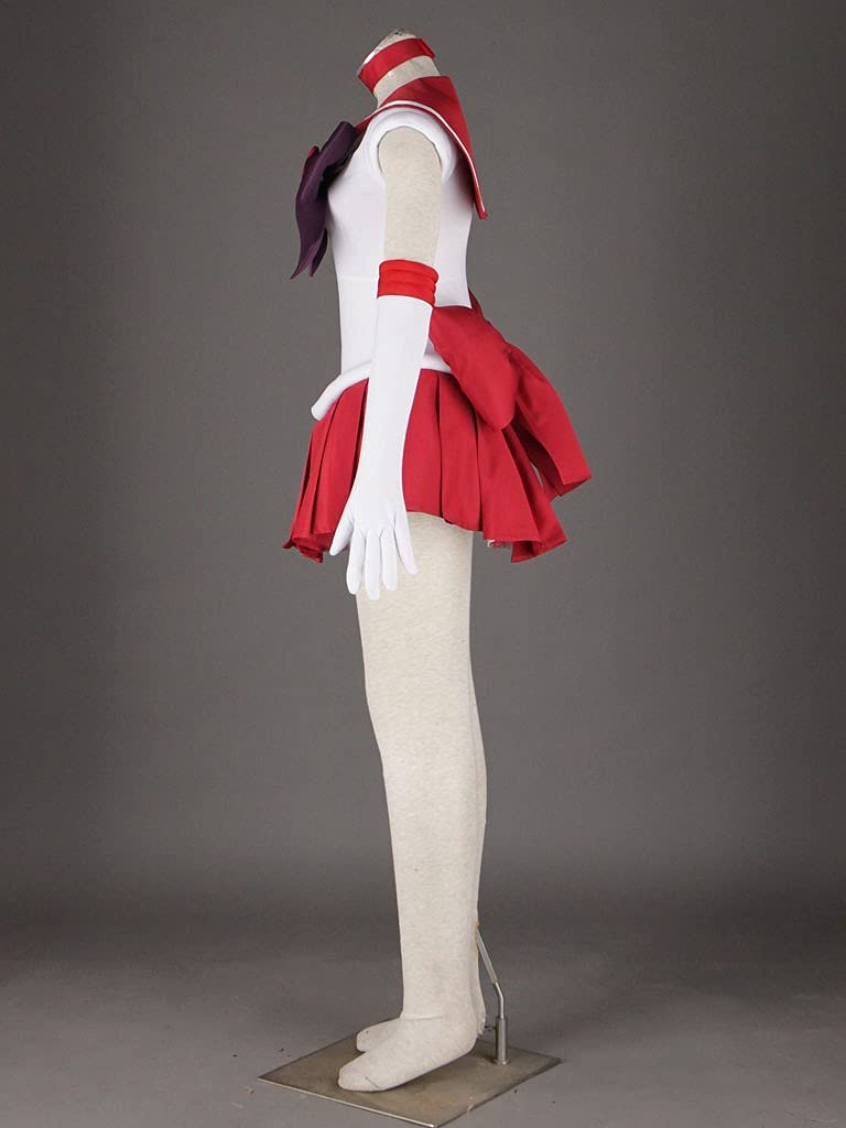 [SINUOMING] Beautiful Girl Sailor One-Piece Cosplay Costume Set, Made with Stretchy Fabric (XXL, Men's)