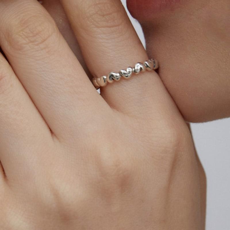 GETMEBLING [SILVER925]Hearts Ring