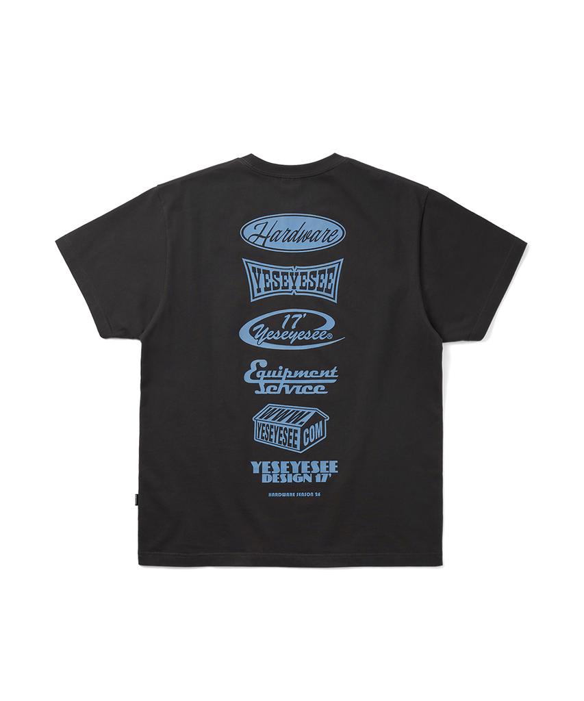 YESEYESEE Y.E.S Hardware Tee Charcoal