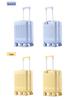 16-Inch Leather Carry-On Suitcase with Universal Wheels - Trolley Case for Men and Women
