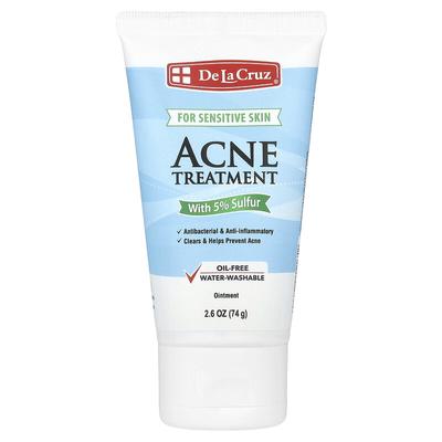 Acne Treatment Ointment with 5% Sulfur, For Sensitive Skin, 2.6 Oz (74 G)
