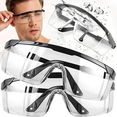 1/2 Stück Schutzbrille, spritzwassergeschützt, Augenschutz, Laborbrille, wind- und staubdicht, Fahrradbrille