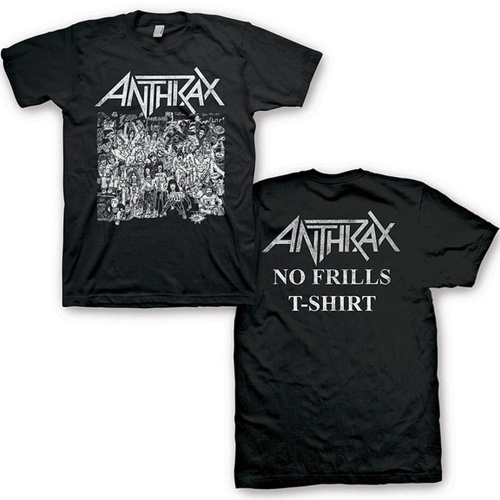Anthrax No Frills Double Sided T-Shirt S