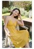 Women's Retro Princess Lace Camisole Dress with Built-in Bra - Spring/Summer Nylon Mesh Pajamas